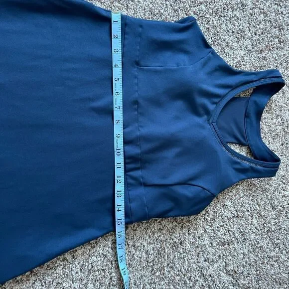 Mondetta Luxury + Performance Women’s Blue Athletic Dress Size Medium - Picture 8 of 11